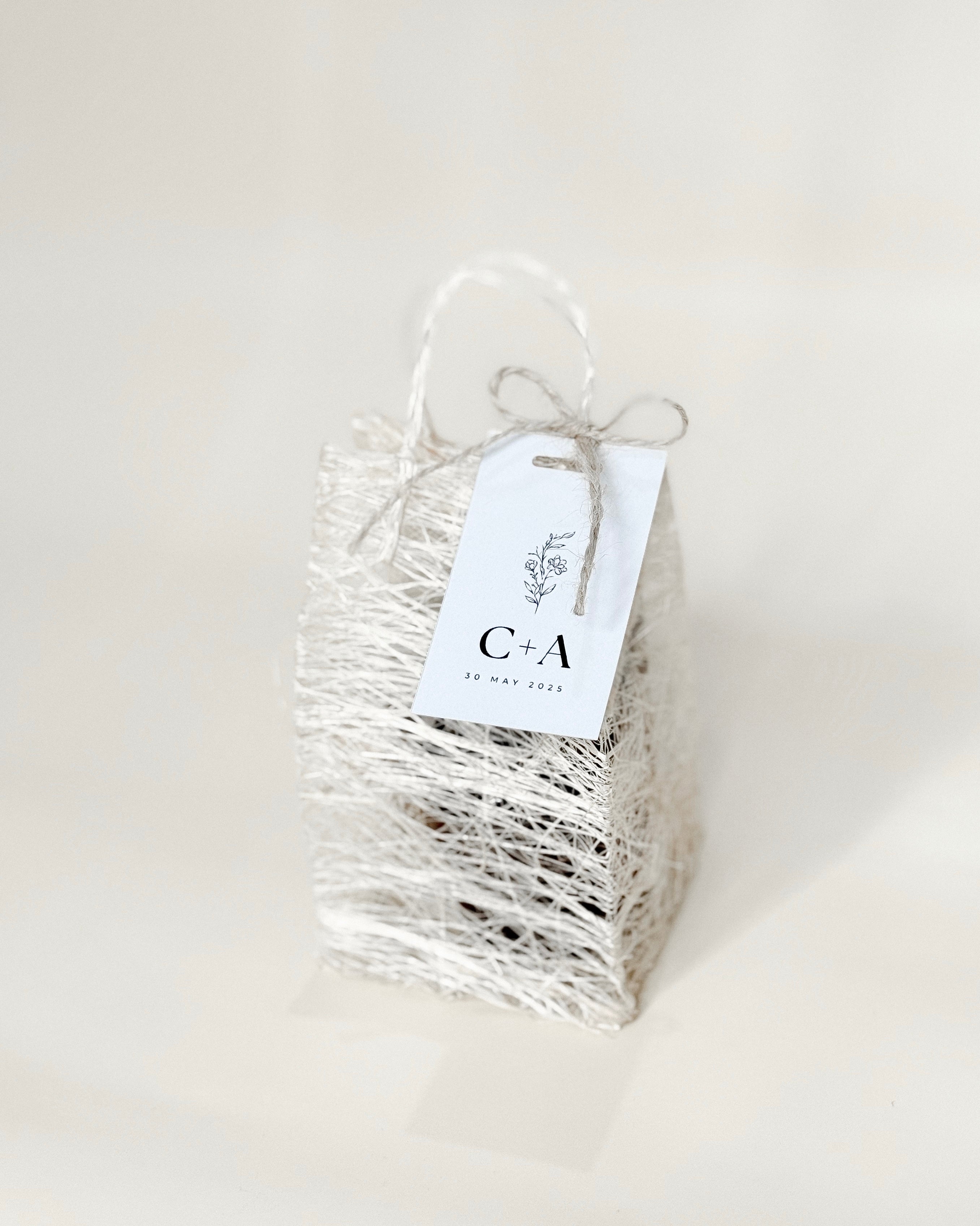 Honey Bottle w/ Abaca Bag